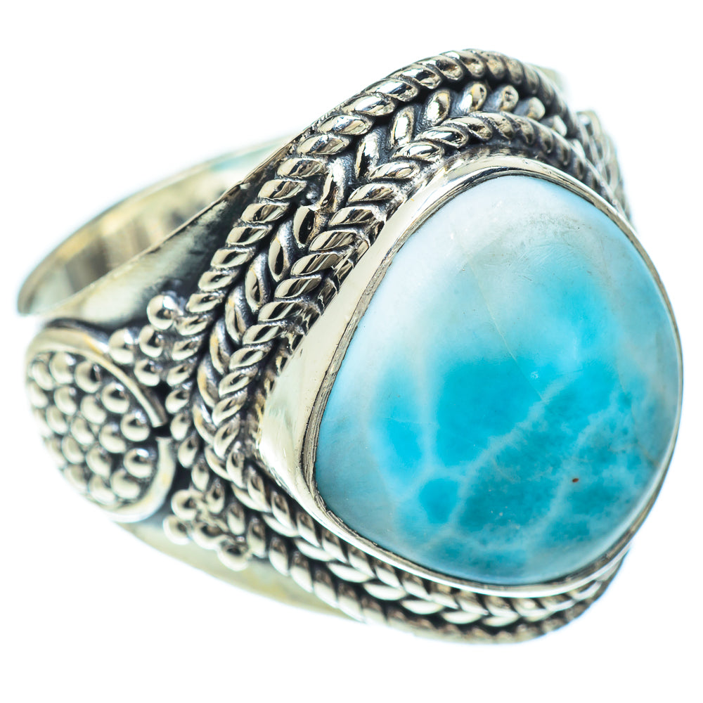 Larimar Rings handcrafted by Ana Silver Co - RING56304