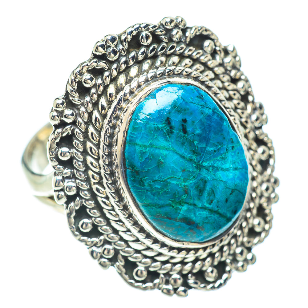 Chrysocolla Rings handcrafted by Ana Silver Co - RING56411
