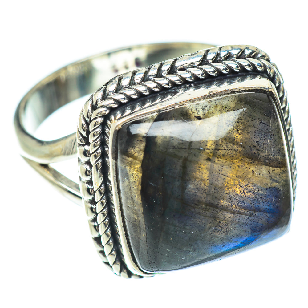 Labradorite Rings handcrafted by Ana Silver Co - RING56463