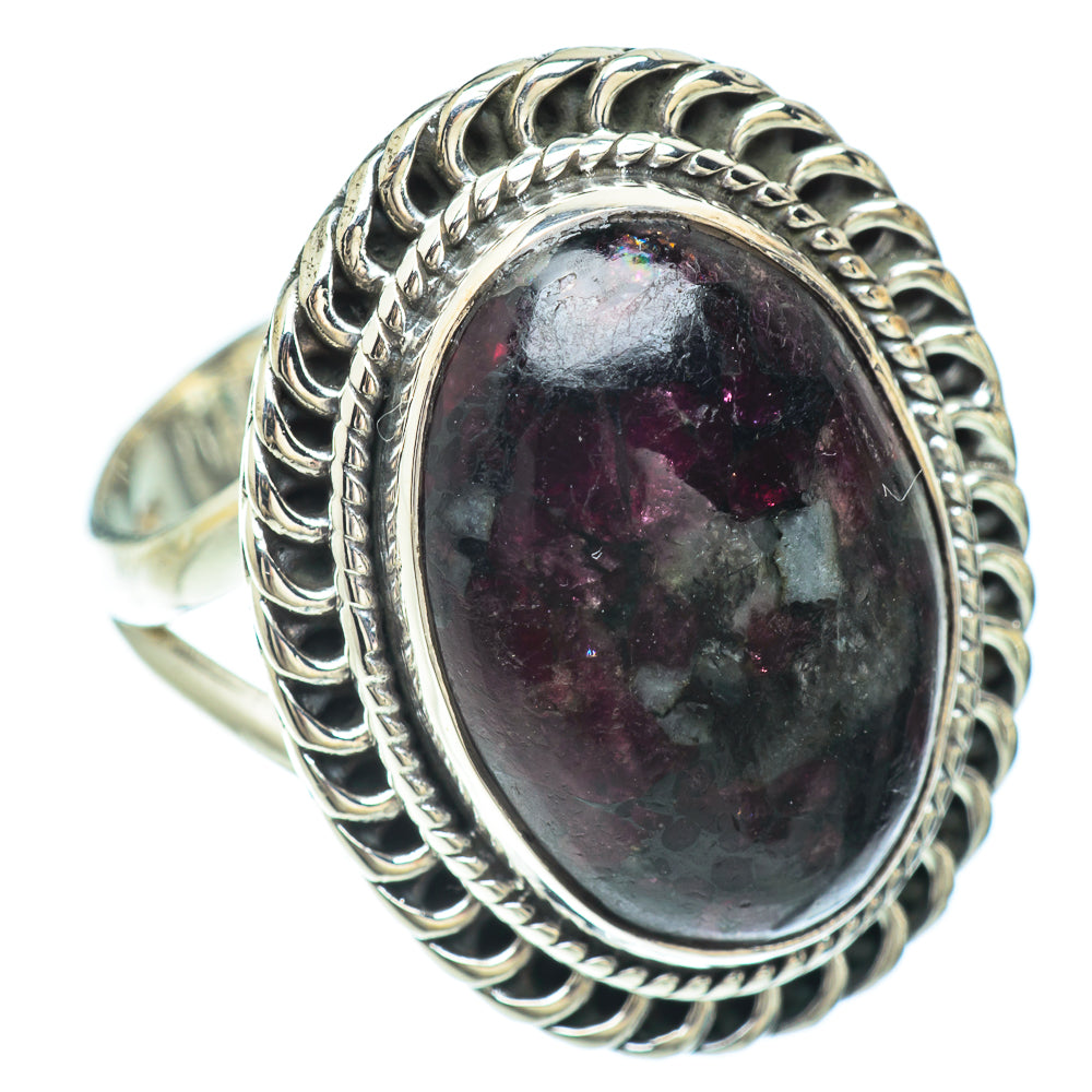 Russian Eudialyte Rings handcrafted by Ana Silver Co - RING56498