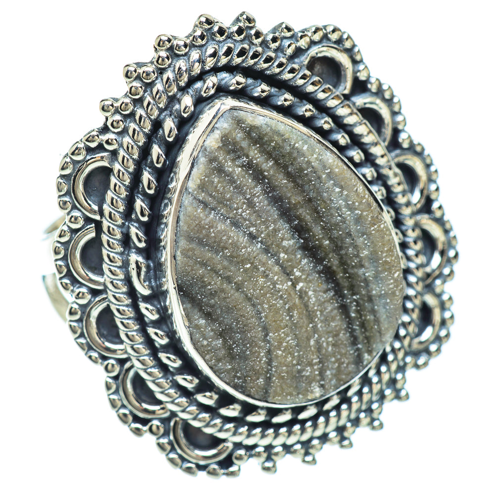 Desert Druzy Rings handcrafted by Ana Silver Co - RING56552