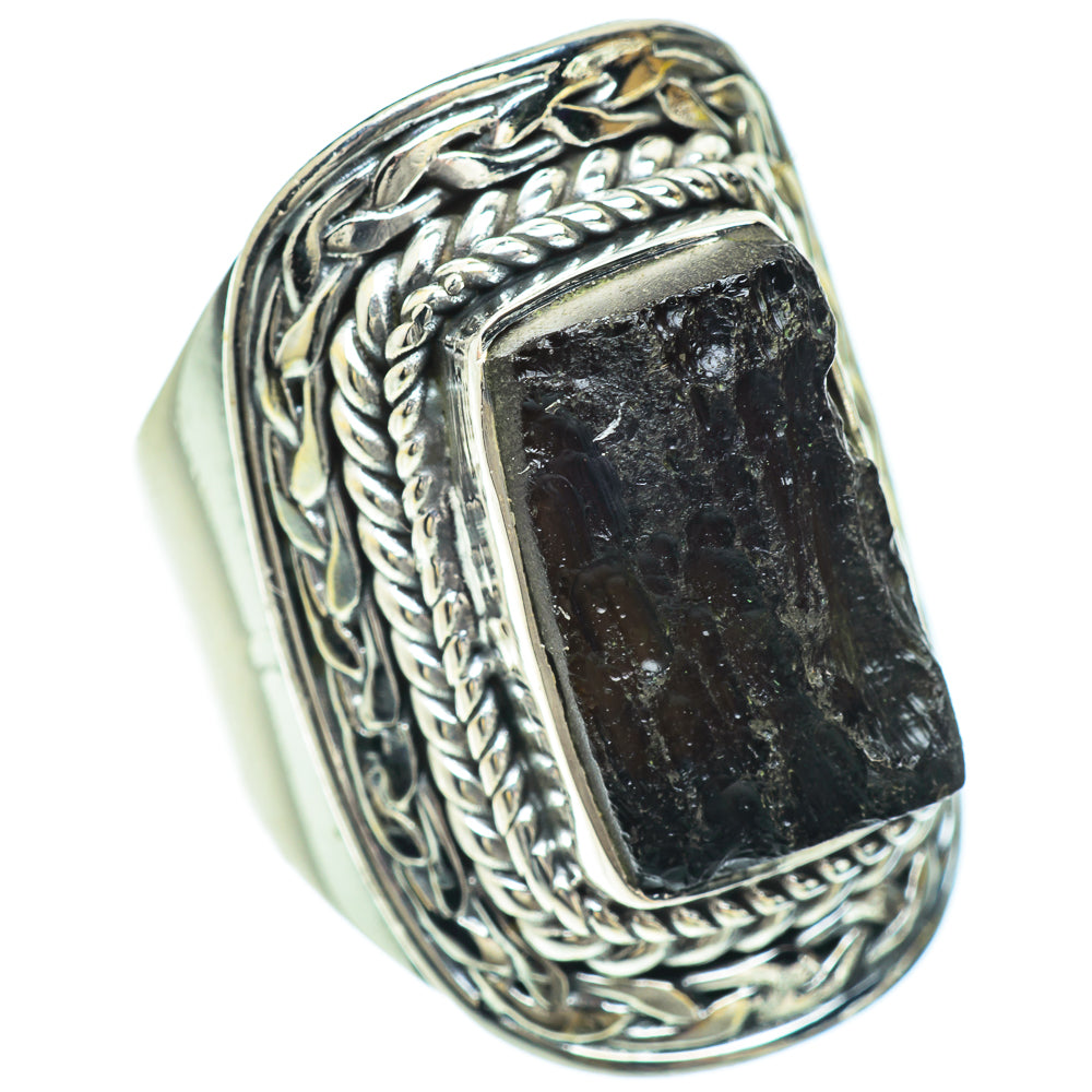 Tektite Rings handcrafted by Ana Silver Co - RING56615