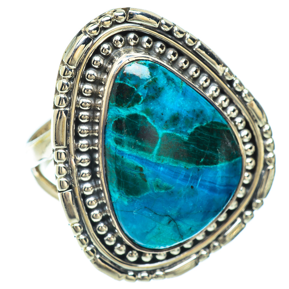 Chrysocolla Rings handcrafted by Ana Silver Co - RING56622