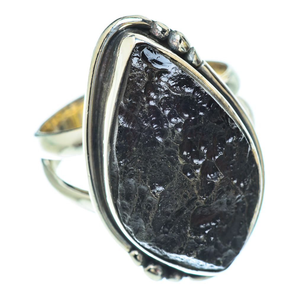 Tektite Rings handcrafted by Ana Silver Co - RING56659