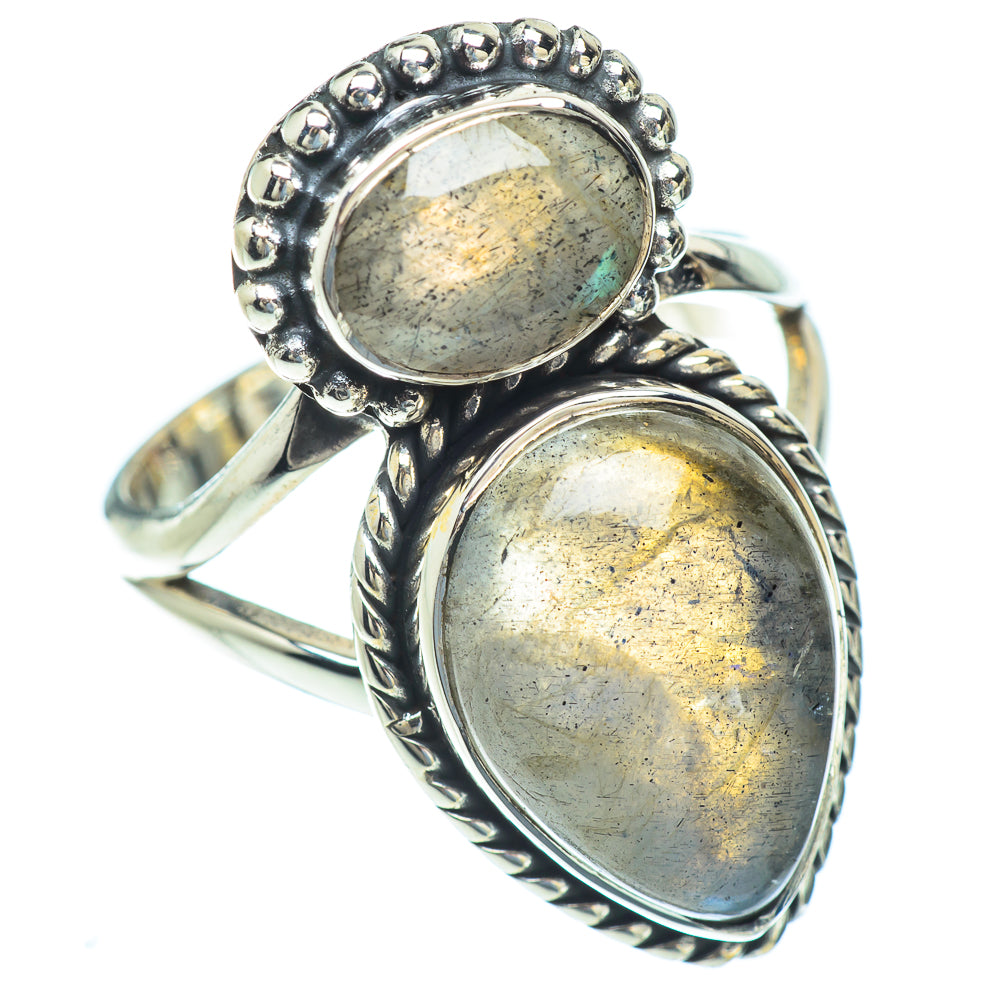 Labradorite Rings handcrafted by Ana Silver Co - RING56704
