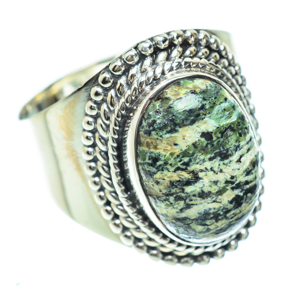 Lizard Jasper Rings handcrafted by Ana Silver Co - RING56775