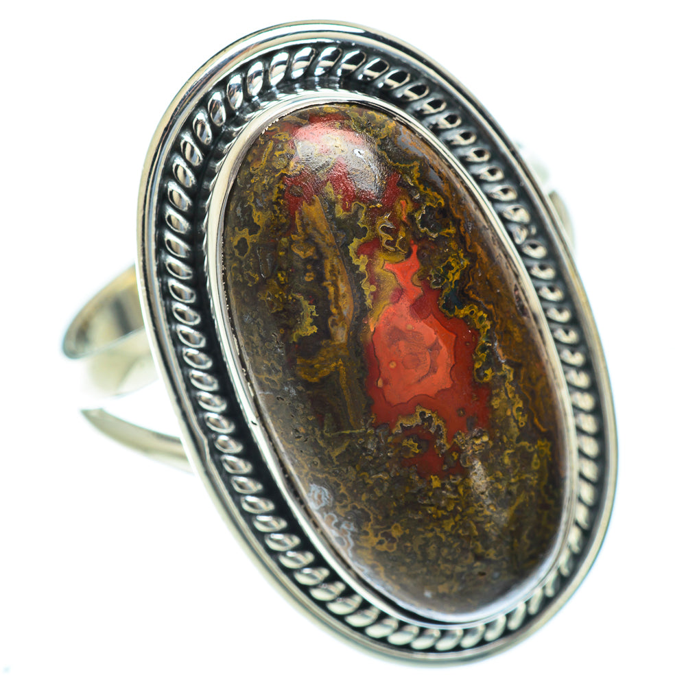 Moroccan Agate Rings handcrafted by Ana Silver Co - RING56806