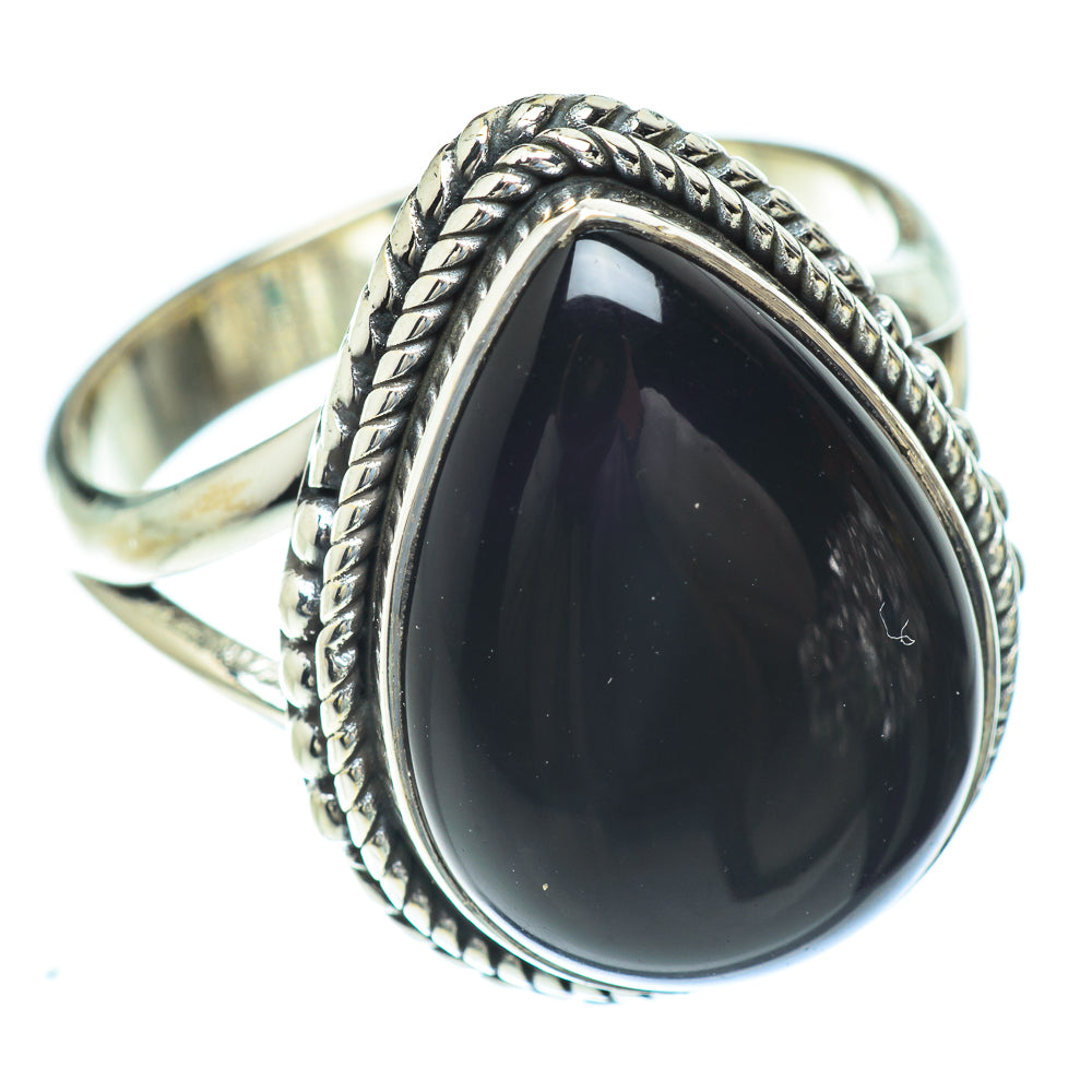 Black Onyx Rings handcrafted by Ana Silver Co - RING56813