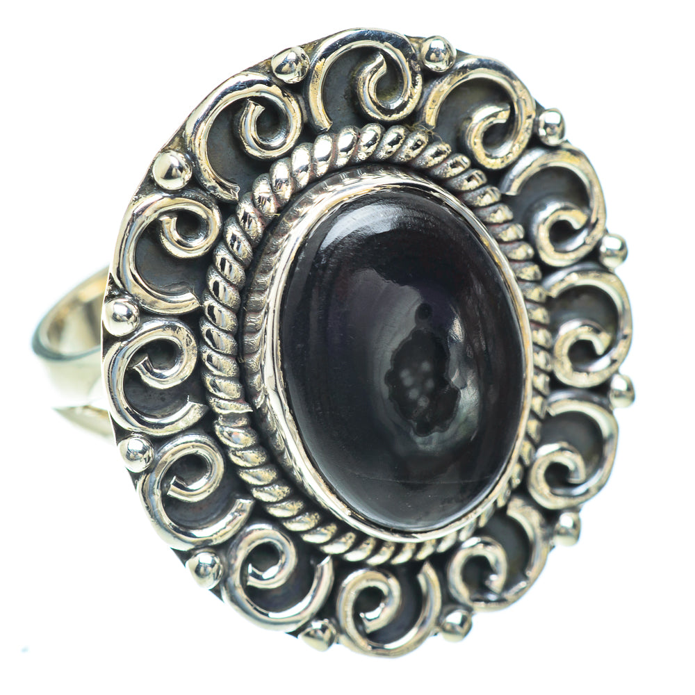 Psilomelane Rings handcrafted by Ana Silver Co - RING56814
