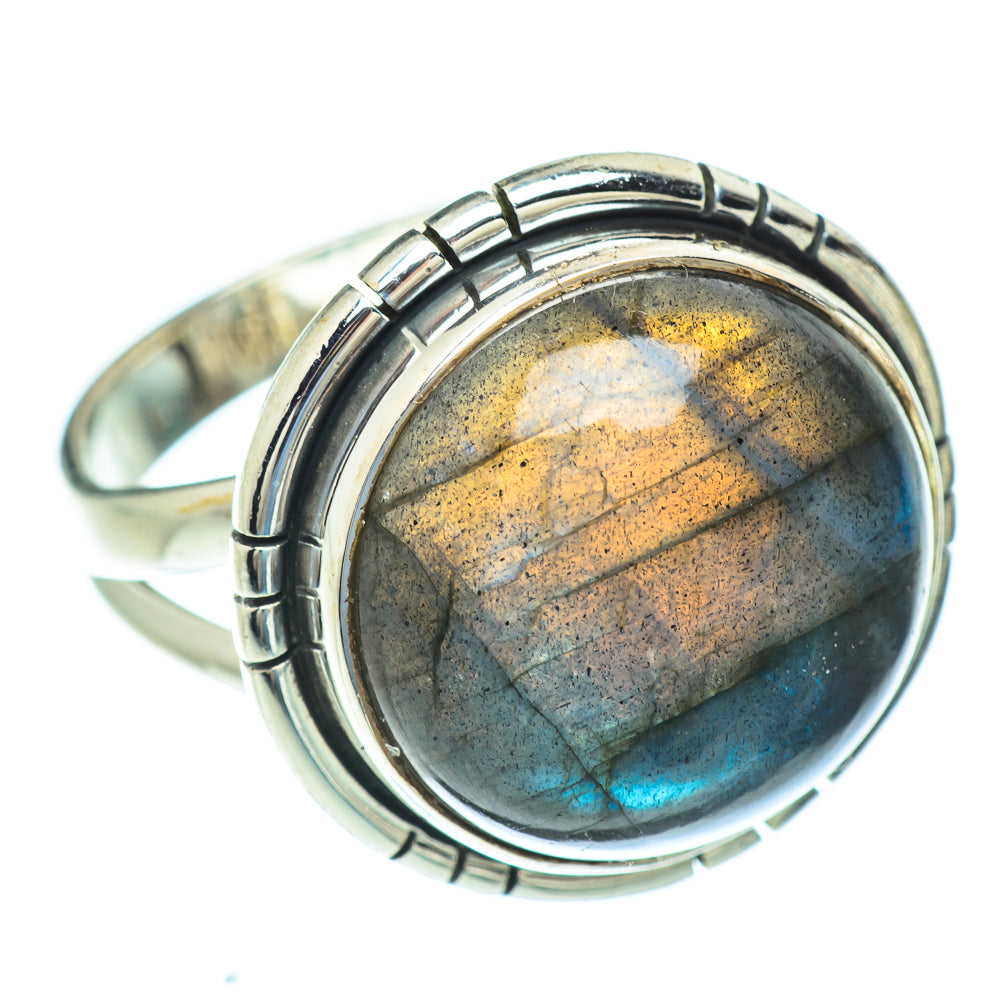 Labradorite Rings handcrafted by Ana Silver Co - RING56823