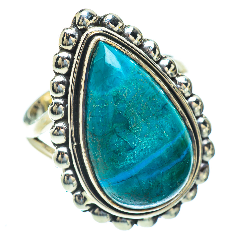 Chrysocolla Rings handcrafted by Ana Silver Co - RING56907