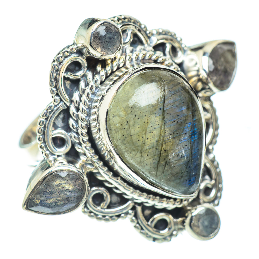 Labradorite Rings handcrafted by Ana Silver Co - RING56908
