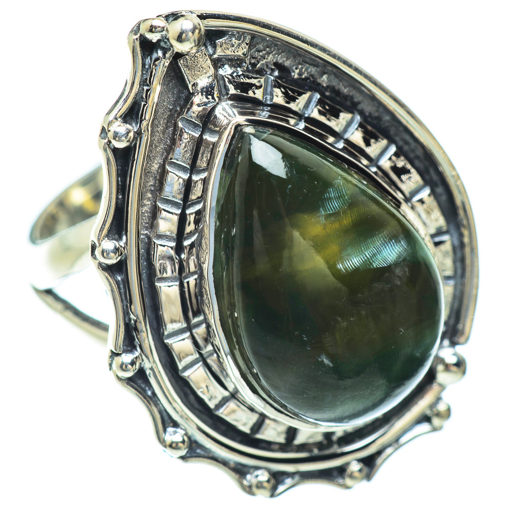 Seraphinite Rings handcrafted by Ana Silver Co - RING56948