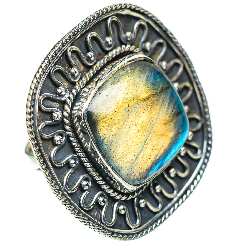 Labradorite Rings handcrafted by Ana Silver Co - RING56977