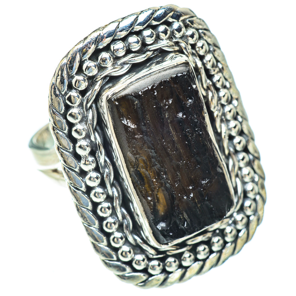 Tektite Rings handcrafted by Ana Silver Co - RING56992
