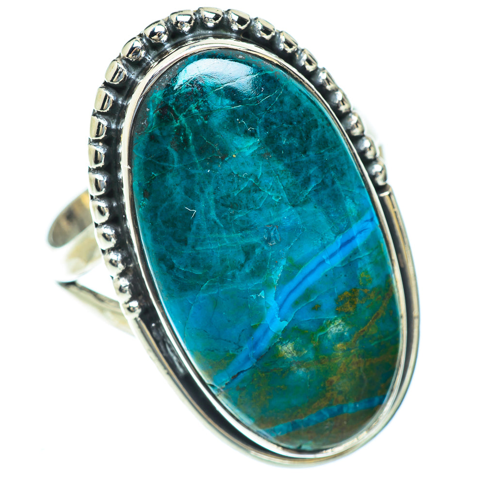 Chrysocolla Rings handcrafted by Ana Silver Co - RING57001