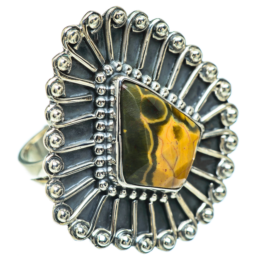 Ocean Jasper Rings handcrafted by Ana Silver Co - RING57030