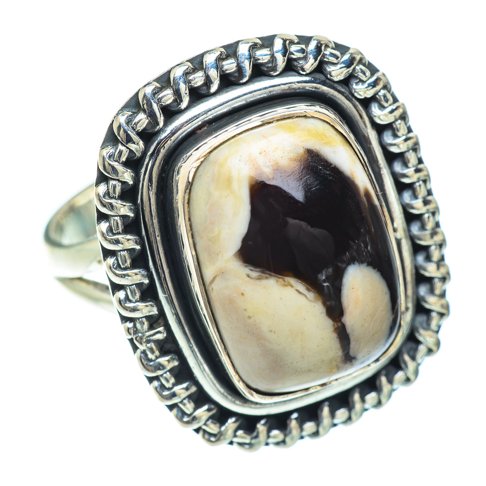 Peanut Wood Jasper Rings handcrafted by Ana Silver Co - RING57041