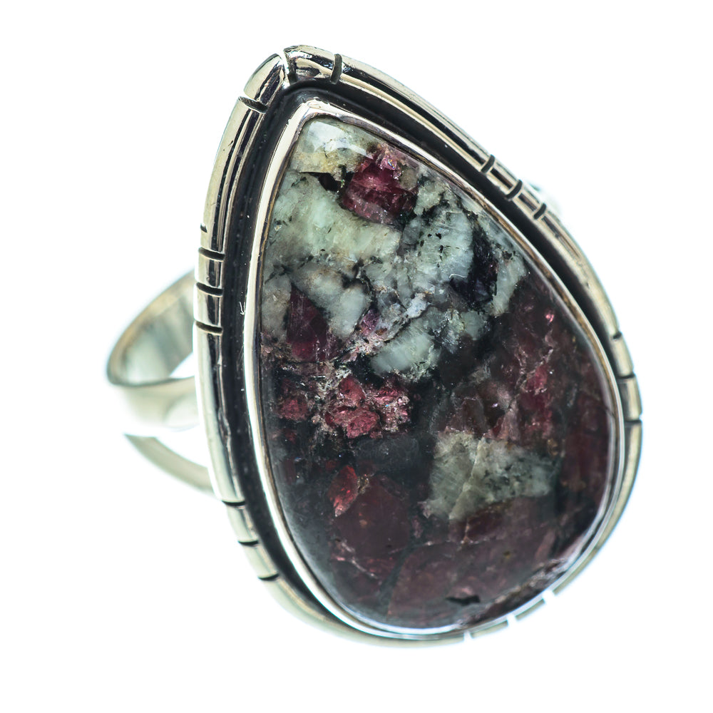 Russian Eudialyte Rings handcrafted by Ana Silver Co - RING57072