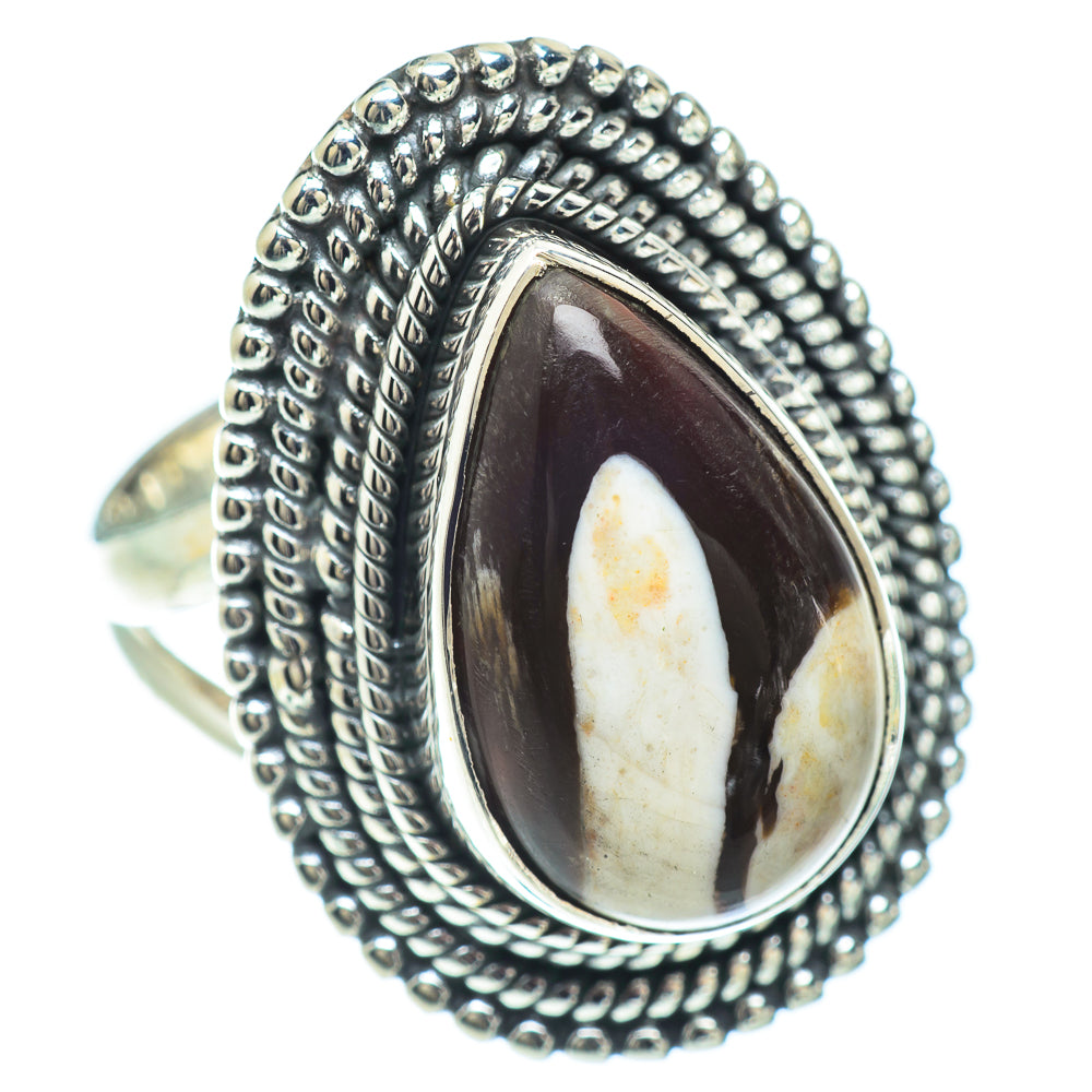 Peanut Wood Jasper Rings handcrafted by Ana Silver Co - RING57120