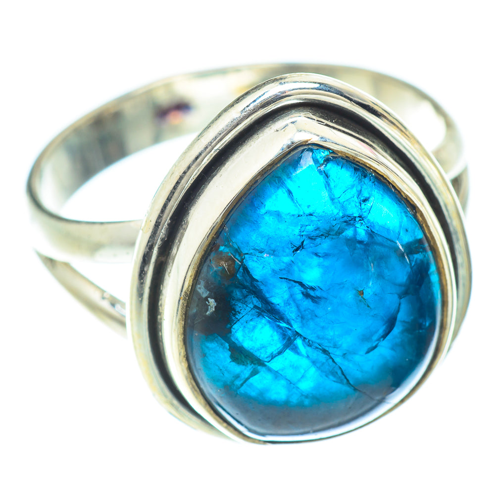 Chrysocolla In Quartz Rings handcrafted by Ana Silver Co - RING57137