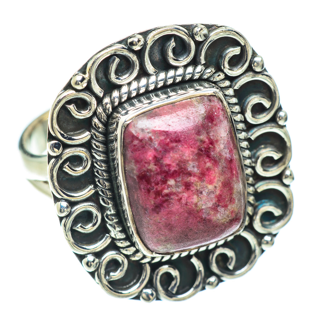 Thulite Rings handcrafted by Ana Silver Co - RING57215