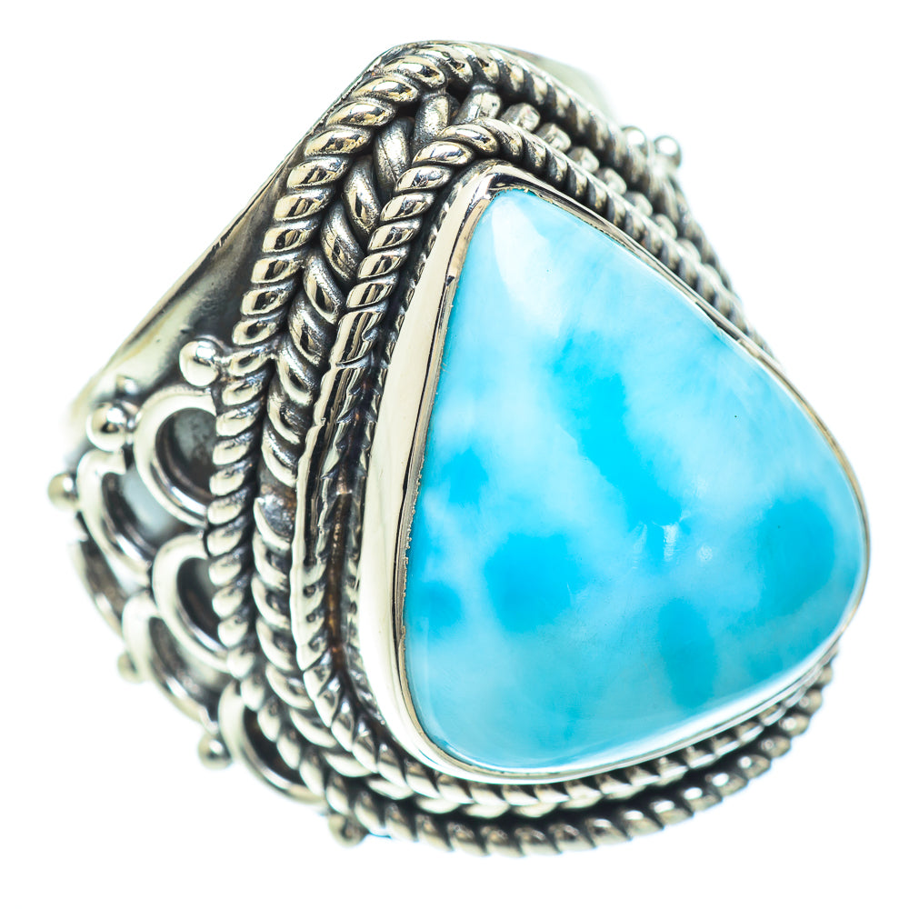 Larimar Rings handcrafted by Ana Silver Co - RING57279