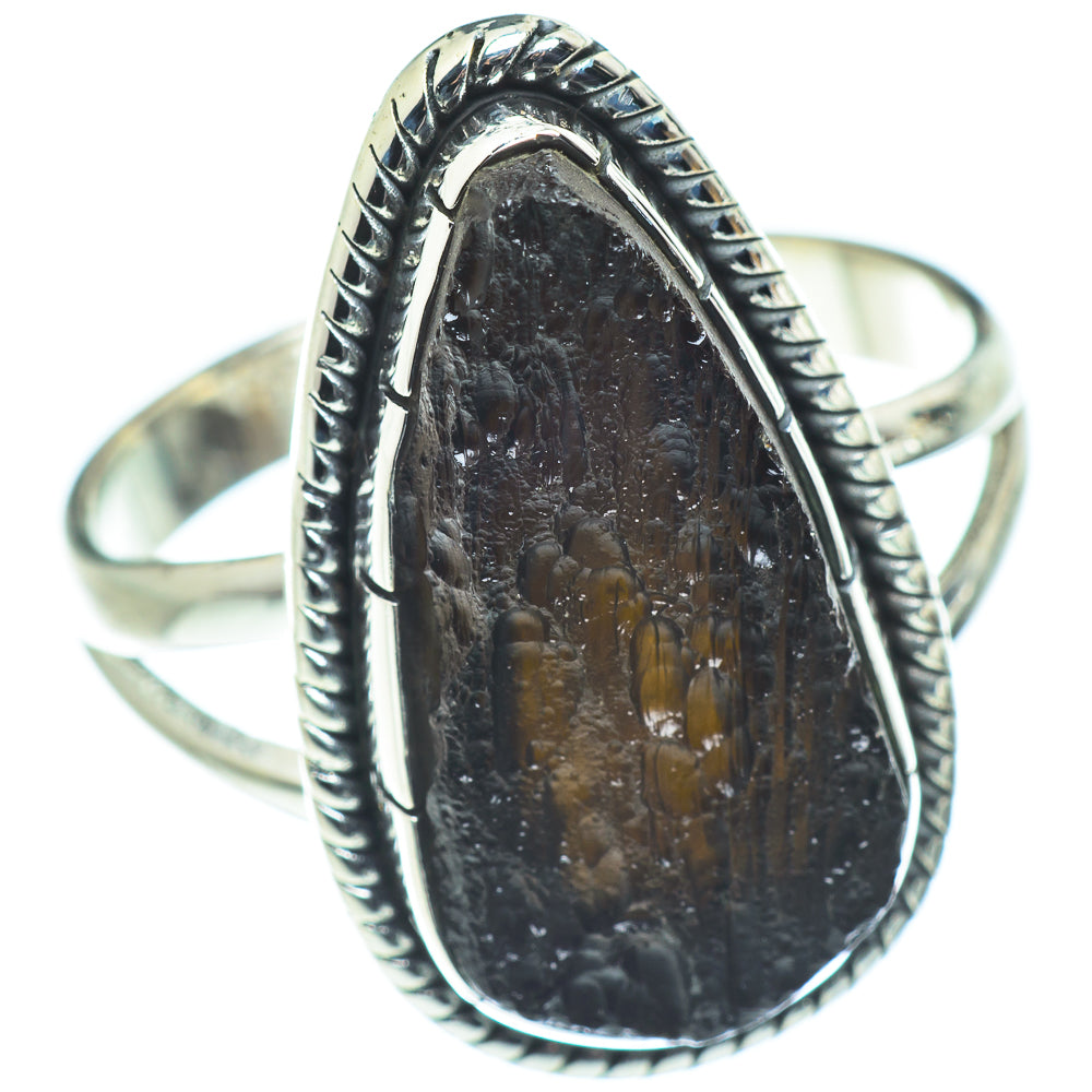 Tektite Rings handcrafted by Ana Silver Co - RING57518