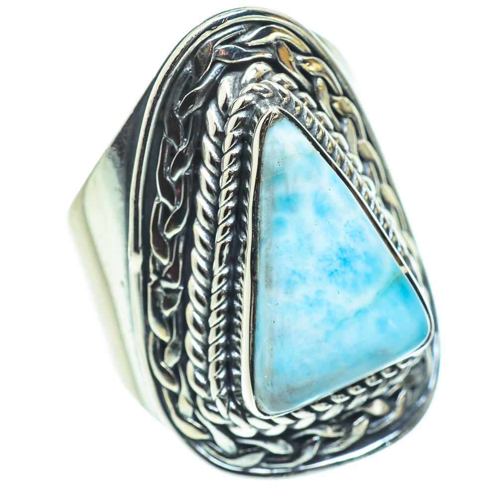 Larimar Rings handcrafted by Ana Silver Co - RING57804