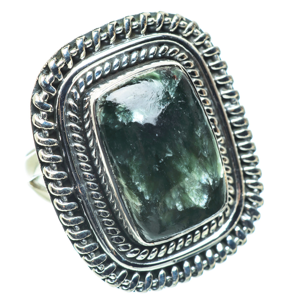 Seraphinite Rings handcrafted by Ana Silver Co - RING57807