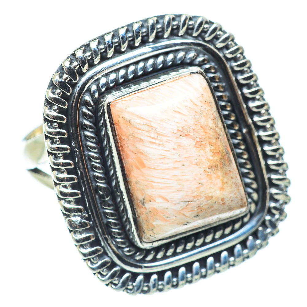 Scolecite Rings handcrafted by Ana Silver Co - RING57815 - Photo 2