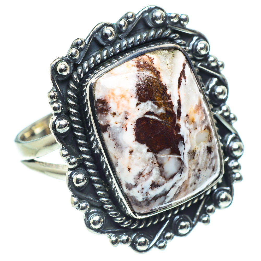 Peanut Wood Jasper Rings handcrafted by Ana Silver Co - RING57952