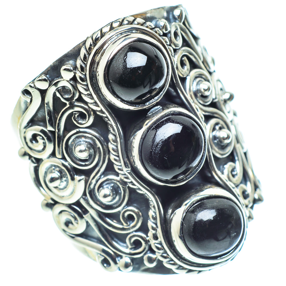 Black Onyx Rings handcrafted by Ana Silver Co - RING57985