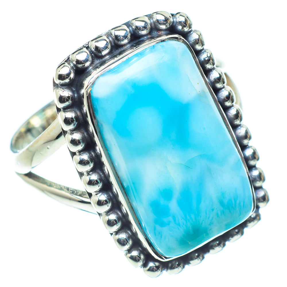 Larimar Rings handcrafted by Ana Silver Co - RING57990