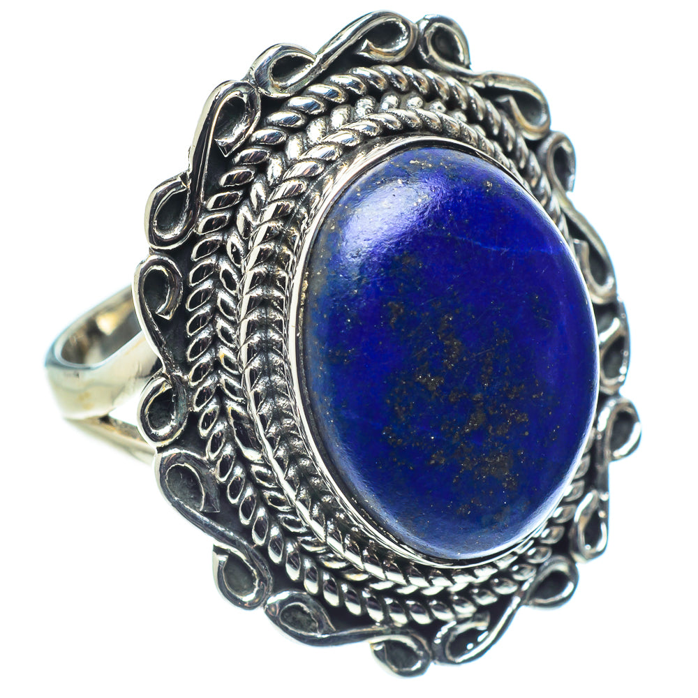 Lapis Lazuli Rings handcrafted by Ana Silver Co - RING58007