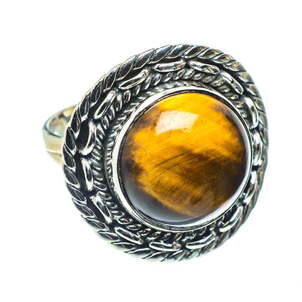 Tiger Eye Rings handcrafted by Ana Silver Co - RING58566