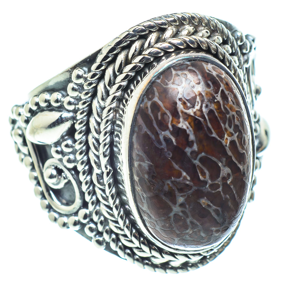 Dinosaur Bone Rings handcrafted by Ana Silver Co - RING58587