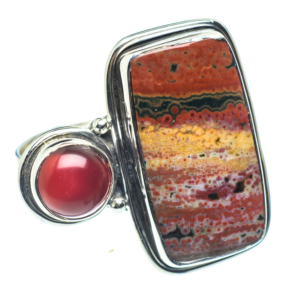 Ocean Jasper Rings handcrafted by Ana Silver Co - RING58594