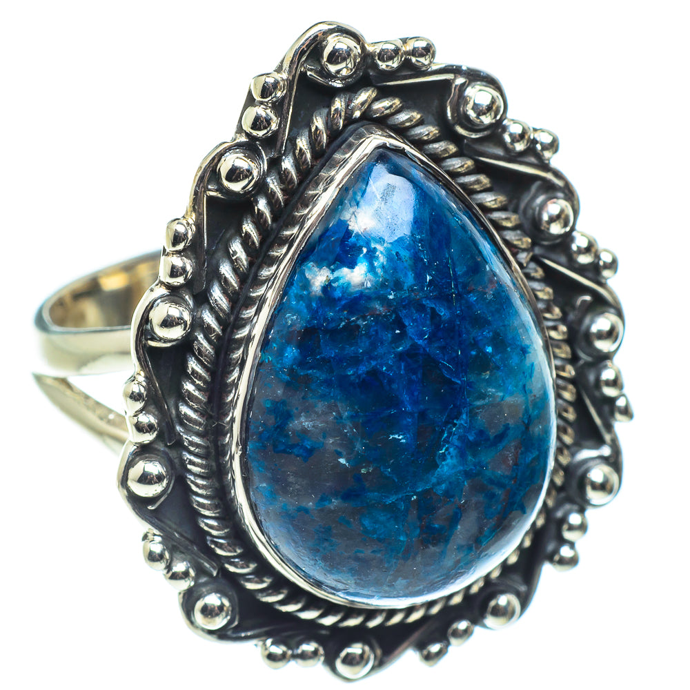 Chrysocolla In Quartz Rings handcrafted by Ana Silver Co - RING58661