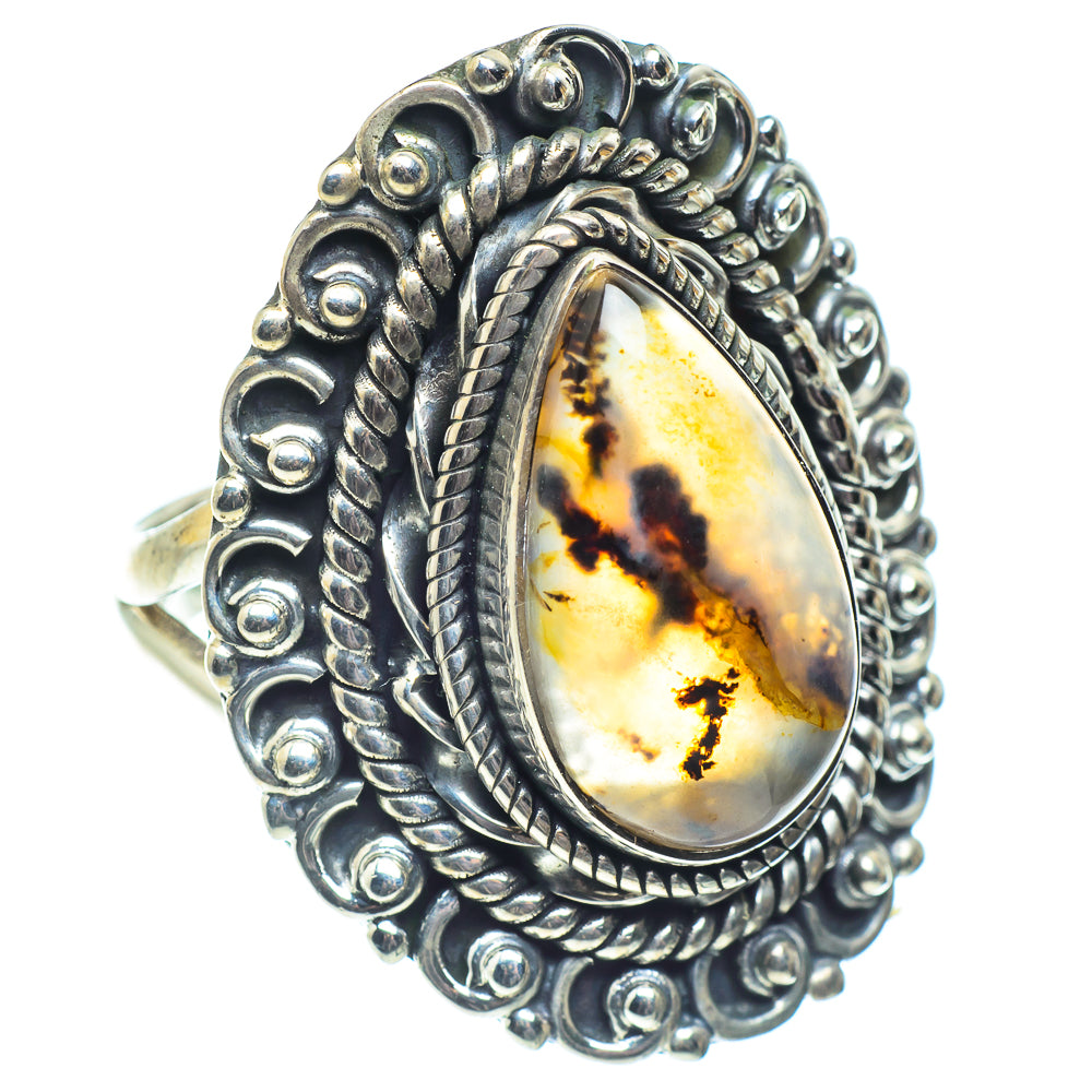 Montana Agate Rings handcrafted by Ana Silver Co - RING58714