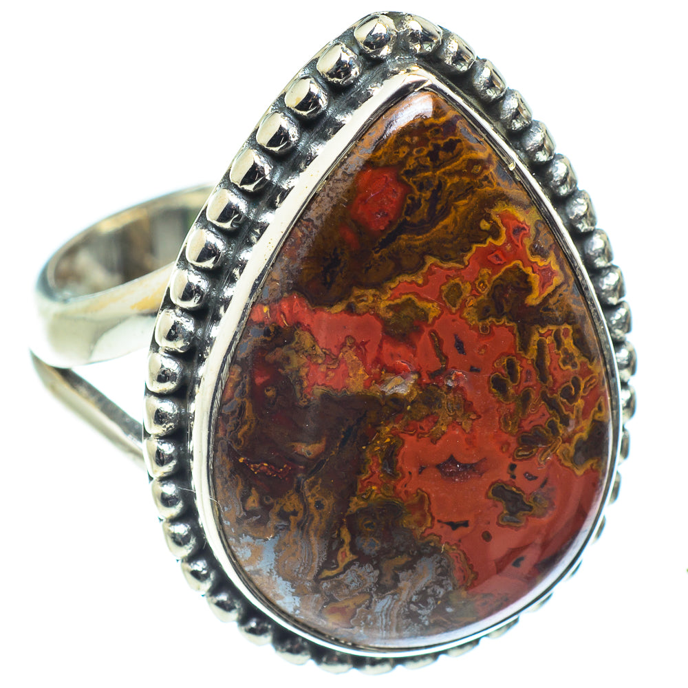 Moroccan Agate Rings handcrafted by Ana Silver Co - RING58731