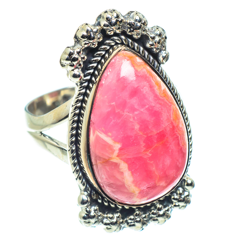 Rhodochrosite Rings handcrafted by Ana Silver Co - RING58828