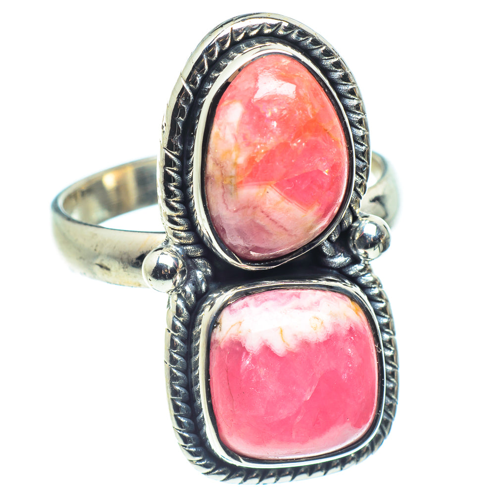 Rhodochrosite Rings handcrafted by Ana Silver Co - RING58872