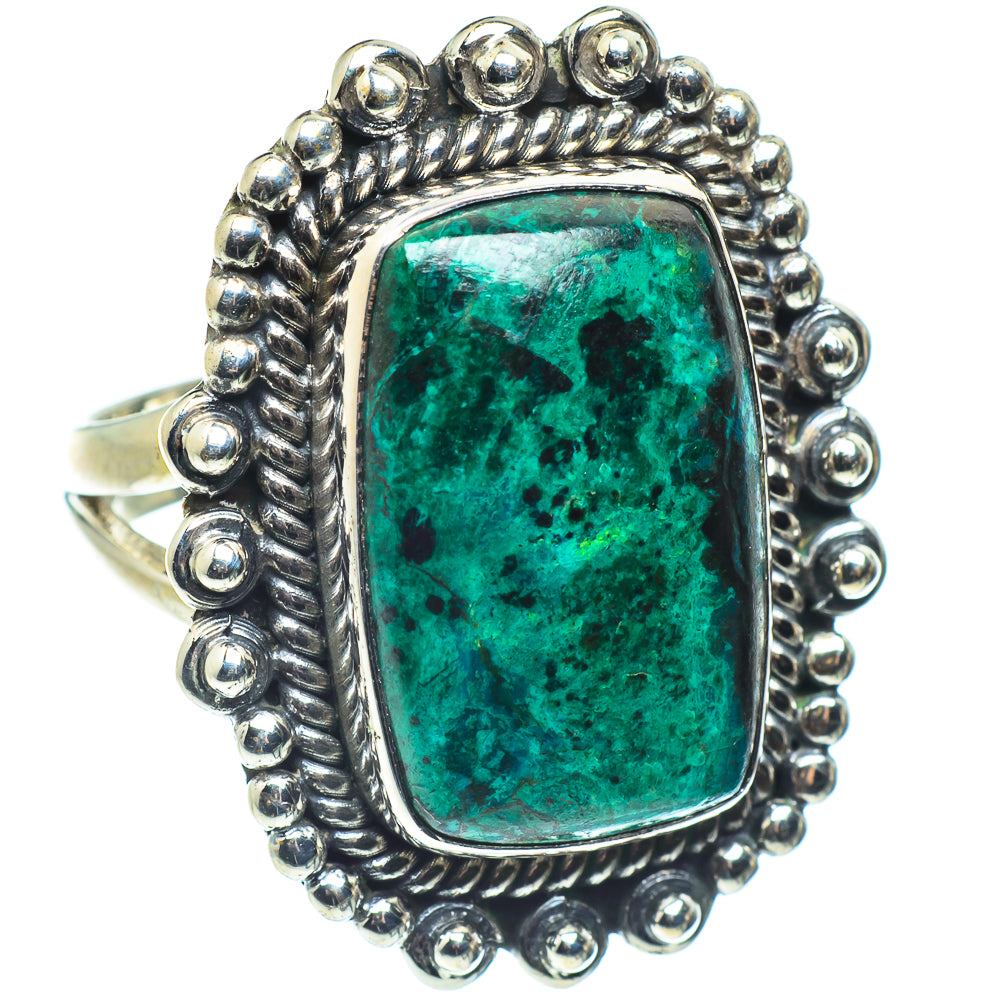 Chrysocolla Rings handcrafted by Ana Silver Co - RING58893