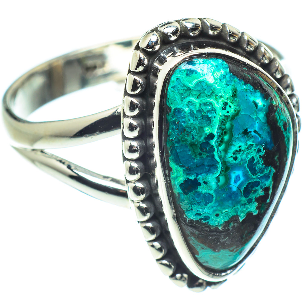 Chrysocolla Rings handcrafted by Ana Silver Co - RING58904