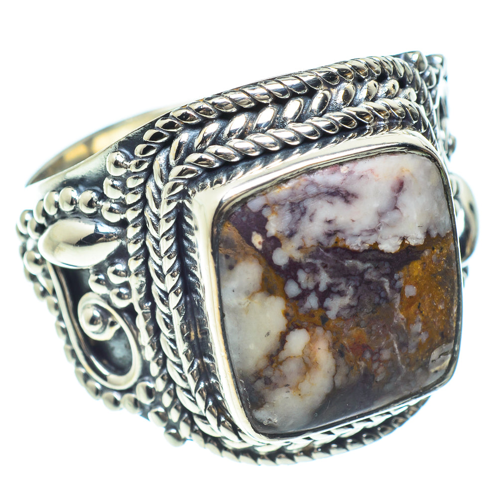Peanut Wood Jasper Rings handcrafted by Ana Silver Co - RING58922