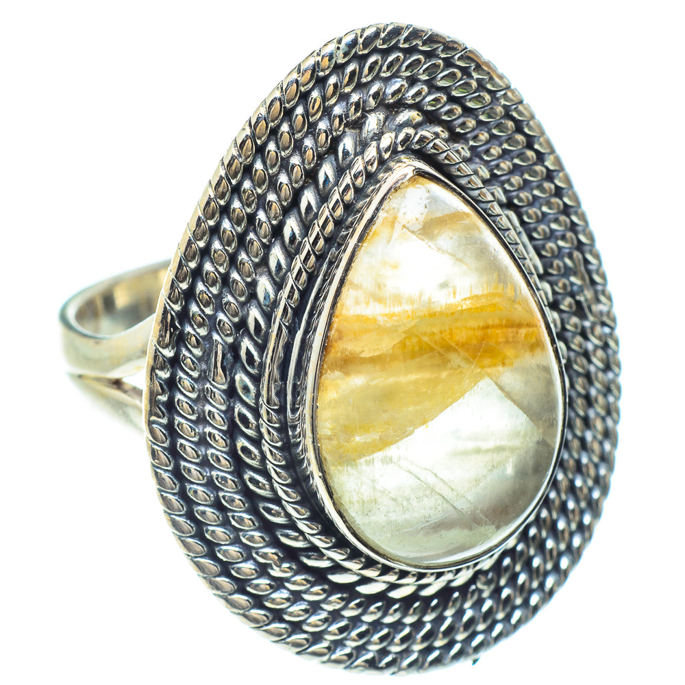 Green Fluorite Rings handcrafted by Ana Silver Co - RING58947