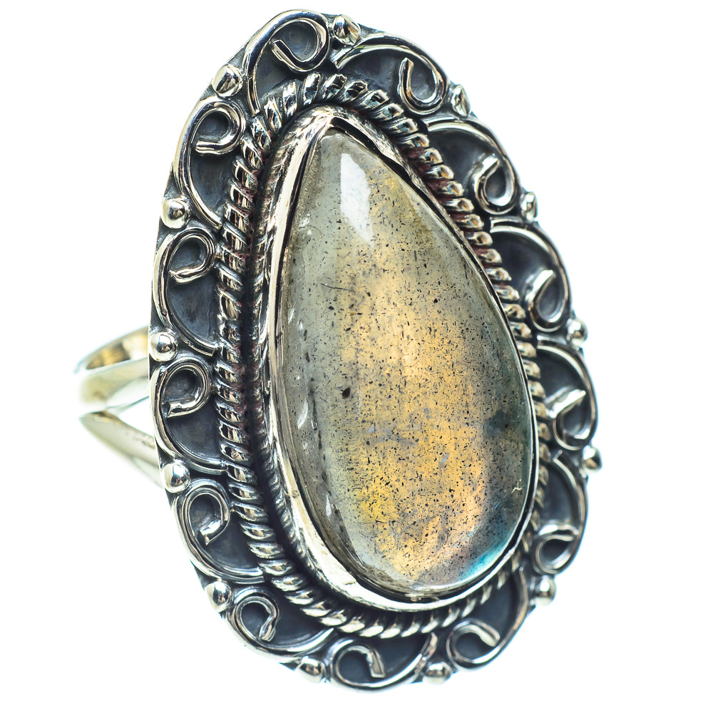Labradorite Rings handcrafted by Ana Silver Co - RING58994