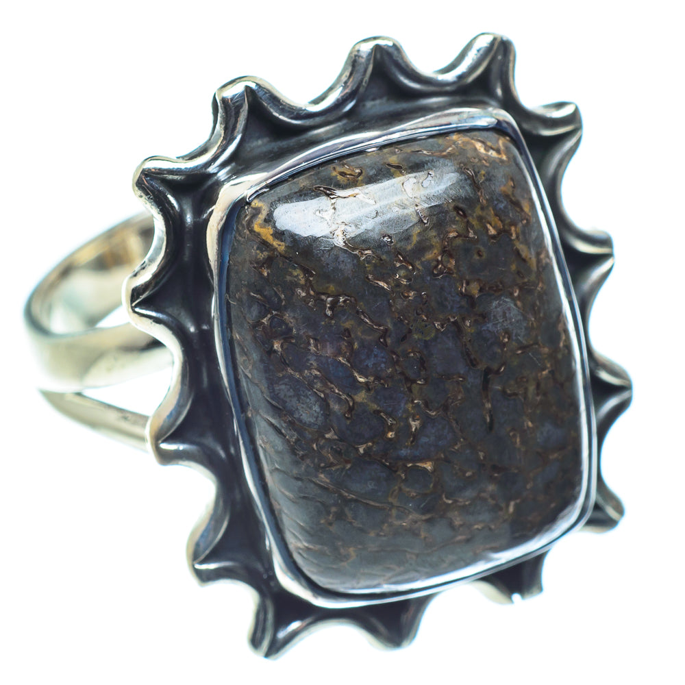 Dinosaur Bone Rings handcrafted by Ana Silver Co - RING59031