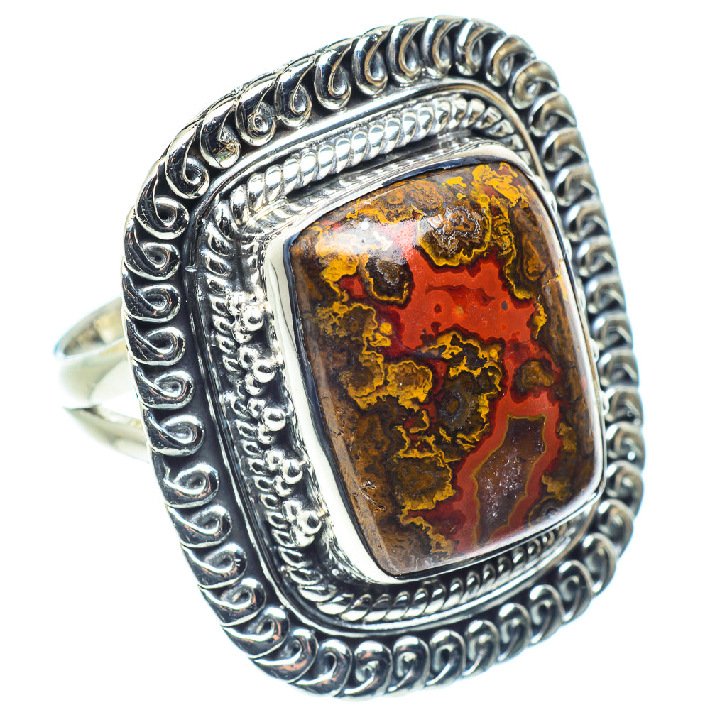 Moroccan Agate Rings handcrafted by Ana Silver Co - RING59066